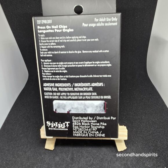 Press-On Nails - Halloween Black Pumpkin Spirit Halloween - Picture 2 of 2